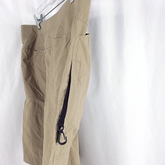 Mountain Hardwear Canyon Shorts Driftwood UPF 50 Hiking Belted Nylon Size Large - Picture 6 of 7
